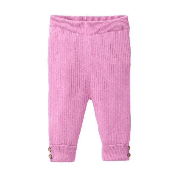 People Wear Organic Strick-Hose pink 100% Bio-Baumwolle